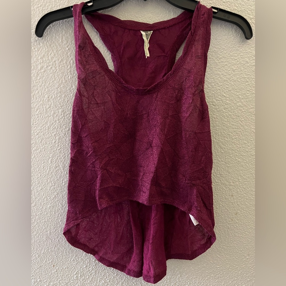 Free people high low tank size XS